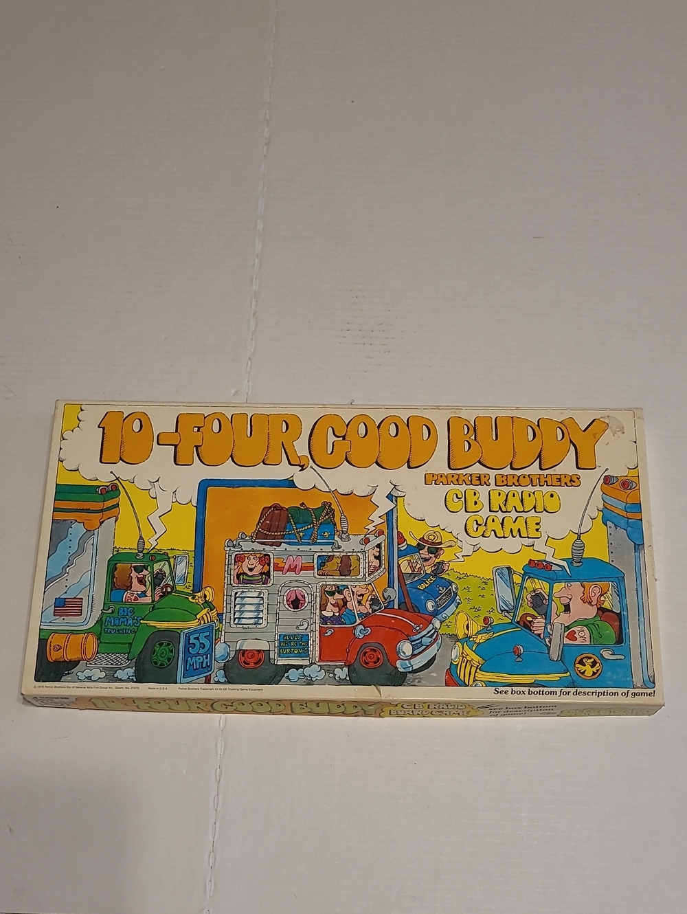 Vintage 1976 10-Four, Good Buddy CB radio board game made by Parker Brothers